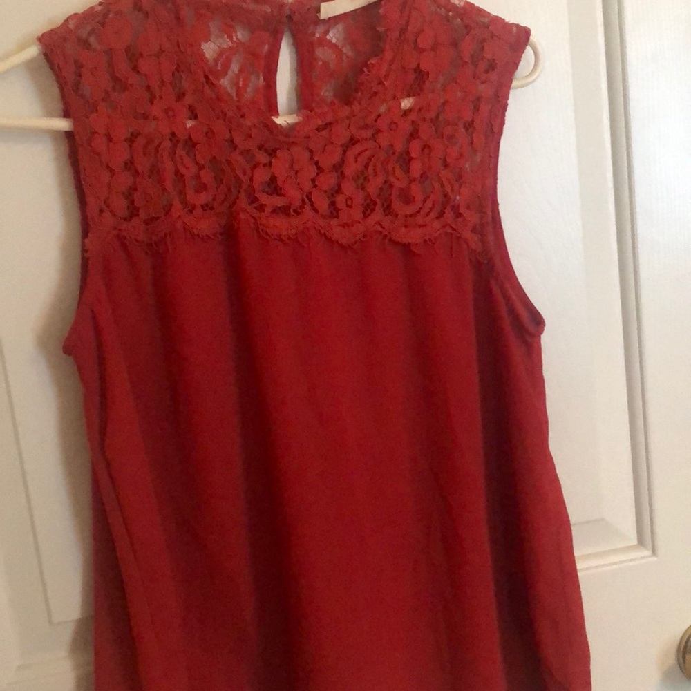 High neck halter blouse with keyhole back